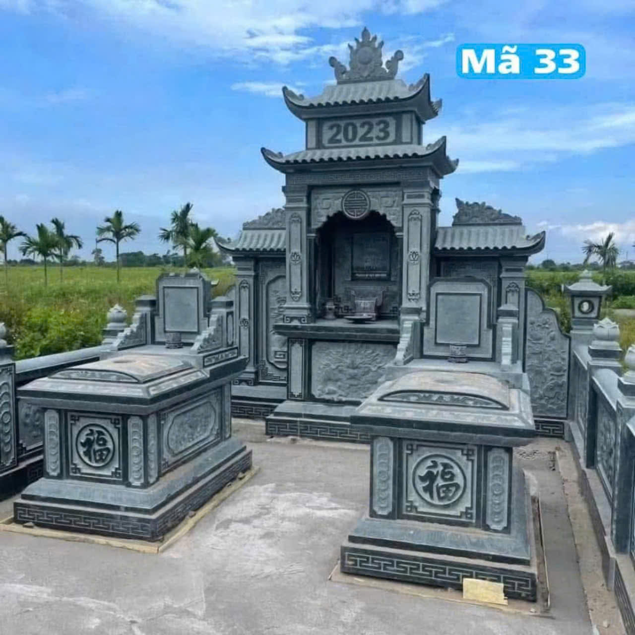 Đá mỹ nghệ Trung Lập có kinh nghiệm trong việc thiết kế và thi công các khu lăng mộ gia tộc
